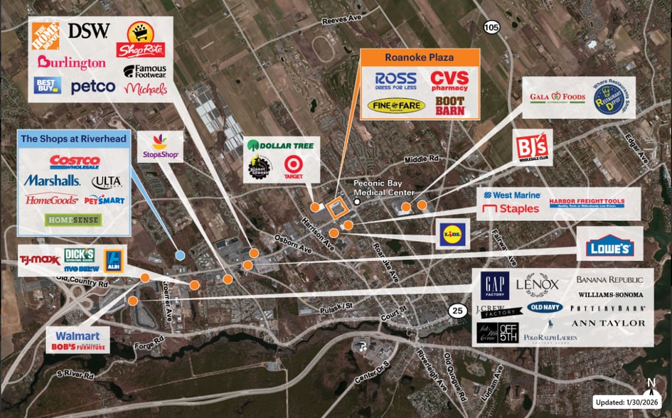 1080-1140 Old Country Rd, Riverhead, NY for lease - Building Photo - Image 3 of 28