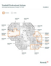 425 Holderrieth Blvd, Tomball, TX à louer Plan d’étage- Image 1 de 1