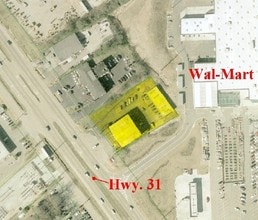 2169 Pelham Pky, Pelham, AL - Aérien  Vue de la carte