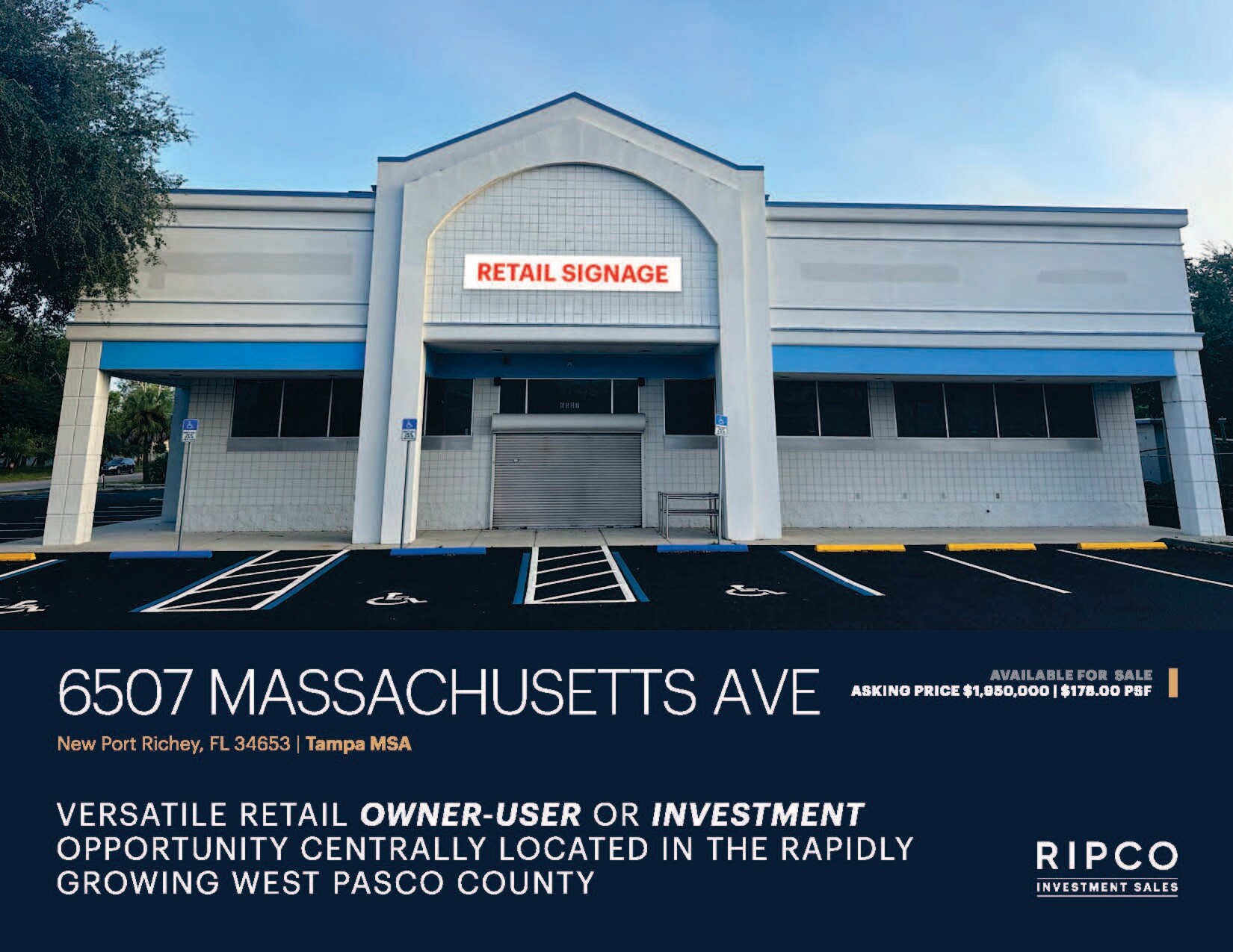 6507 Massachusetts Ave, New Port Richey, FL à vendre Photo du bâtiment- Image 1 de 5