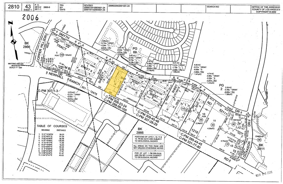 27965 Smyth Dr, Valencia, CA for lease - Plat Map - Image 2 of 12