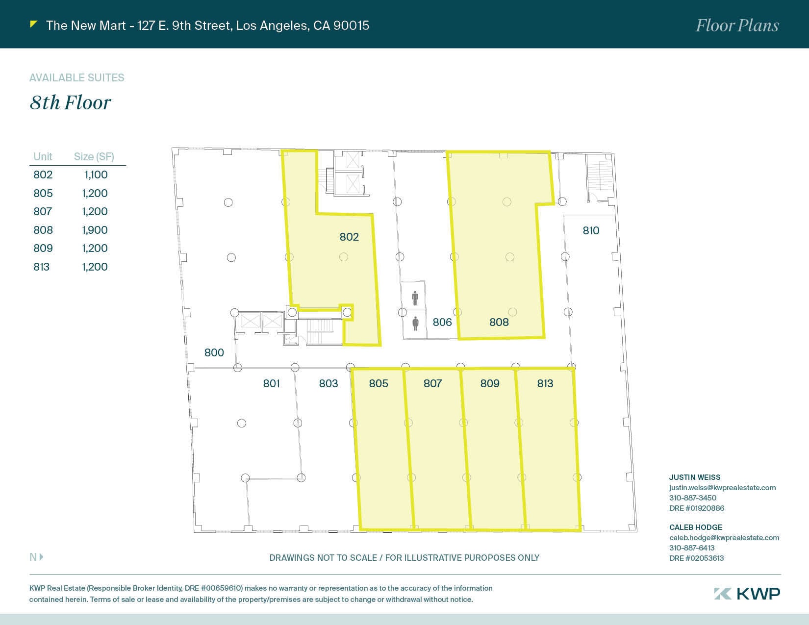 127 E 9th St, Los Angeles, CA for lease Floor Plan- Image 1 of 1