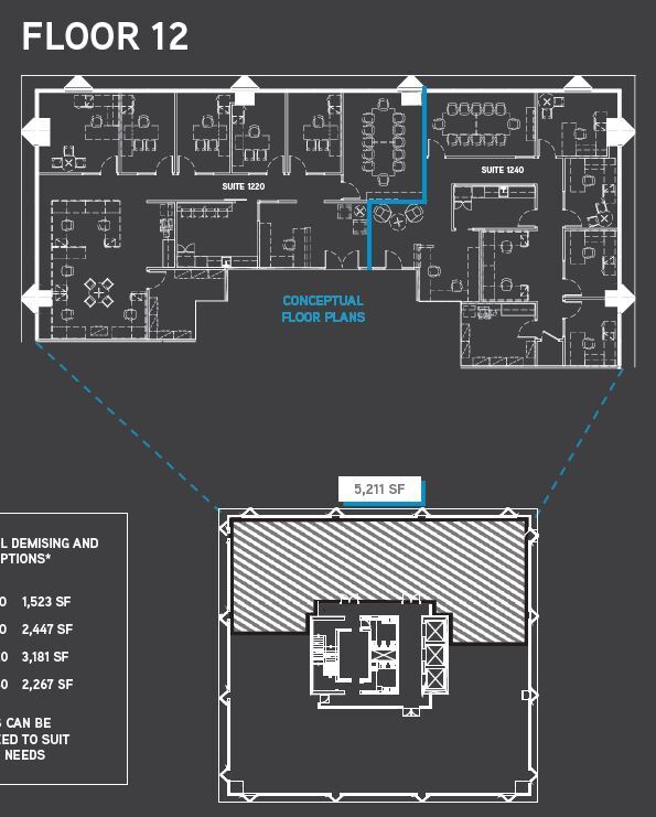 9888 Jasper Ave NW, Edmonton, AB à louer Plan d’étage- Image 1 de 1