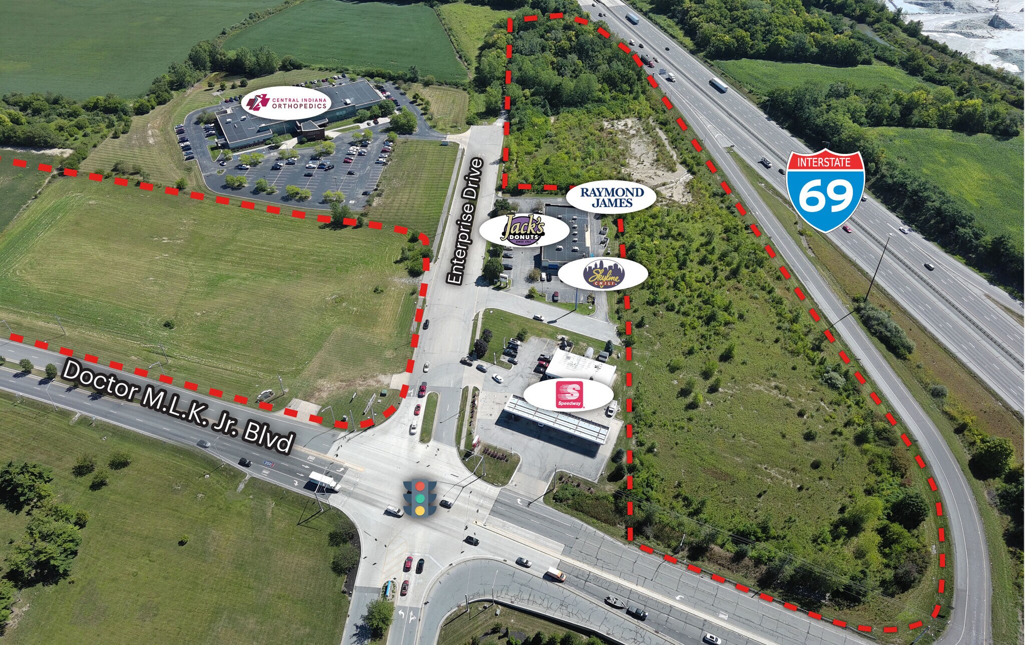 Enterprise Park, Anderson, IN à vendre Aérien- Image 1 de 8