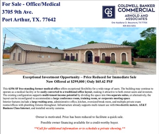 More details for 3705 9th Ave, Port Arthur, TX - Office for Sale
