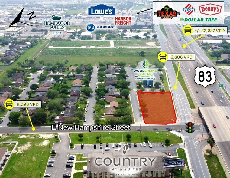 3905 S Expressway 83, Harlingen, TX à vendre - Photo du bâtiment - Image 2 de 5