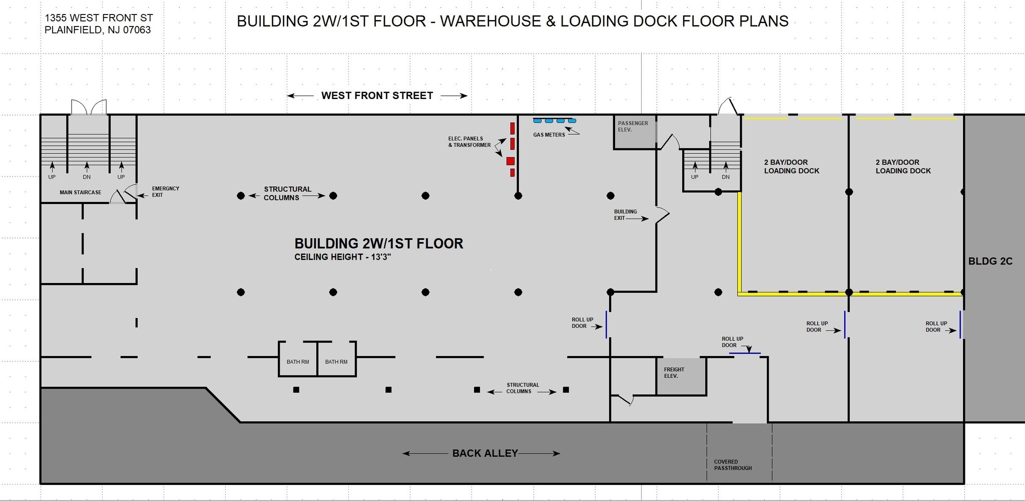 1309-1645 W Front St, Plainfield, NJ for lease Floor Plan- Image 1 of 1