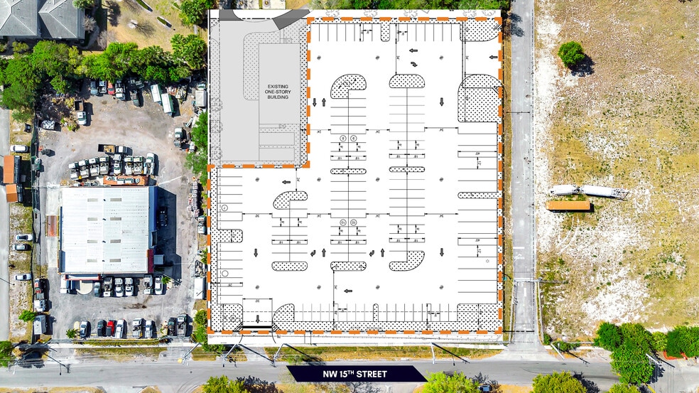 1340 NW 40th Ave, Lauderhill, FL for lease - Floor Plan - Image 2 of 7