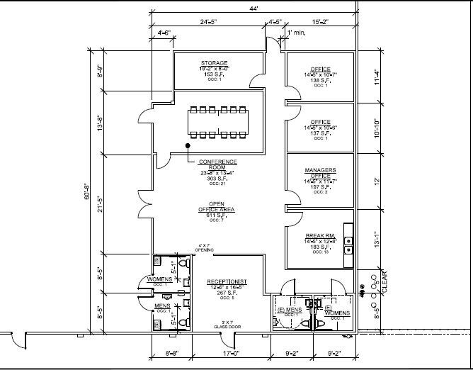 2105 Nathan Ave, Modesto, CA for lease Floor Plan- Image 1 of 2