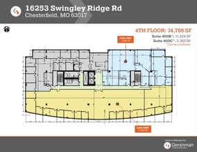 16253 Swingley Ridge Rd, Chesterfield, MO à louer Plan d’étage- Image 1 de 1