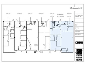 1805 Sardis Rd N, Charlotte, NC à louer Plan d’étage- Image 1 de 2