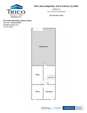 667-759 S State College Blvd, Fullerton, CA à louer Plan d’étage- Image 1 de 1