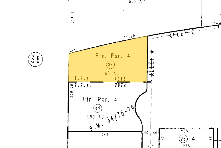 1808 Commercenter W, San Bernardino, CA à vendre - Plan cadastral - Image 3 de 3