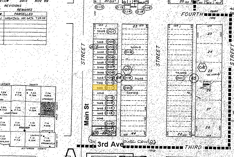 338 Main St, Longmont, CO à louer - Plan cadastral - Image 2 de 3