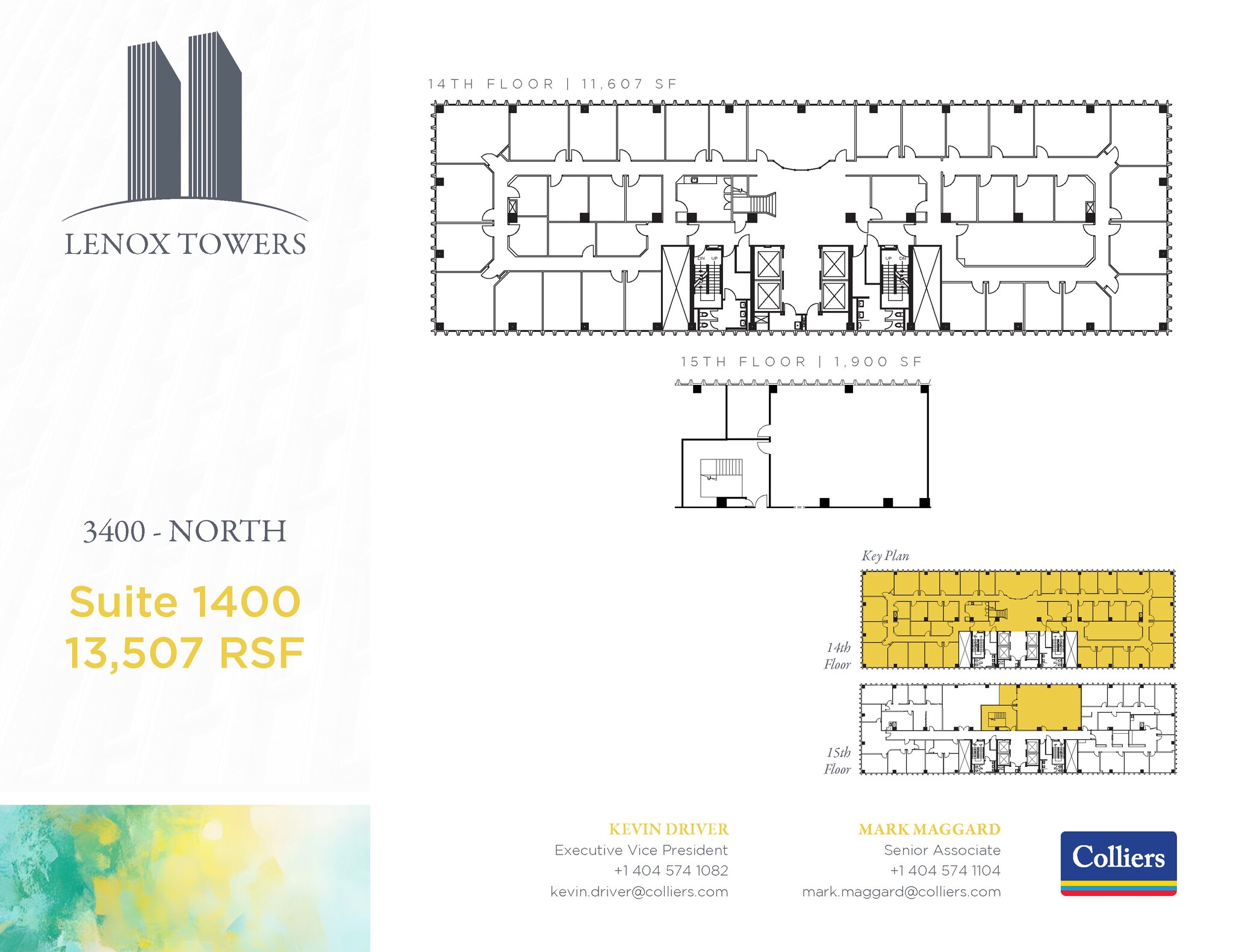 3400 Peachtree Rd NE, Atlanta, GA à louer Plan d’étage- Image 1 de 1