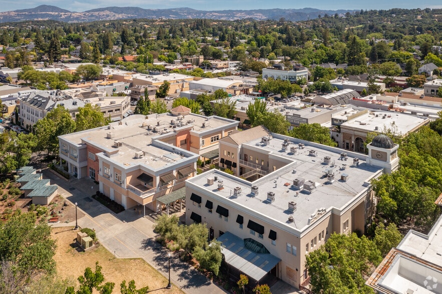 331-349 Healdsburg Ave, Healdsburg, CA for lease - Aerial - Image 3 of 4