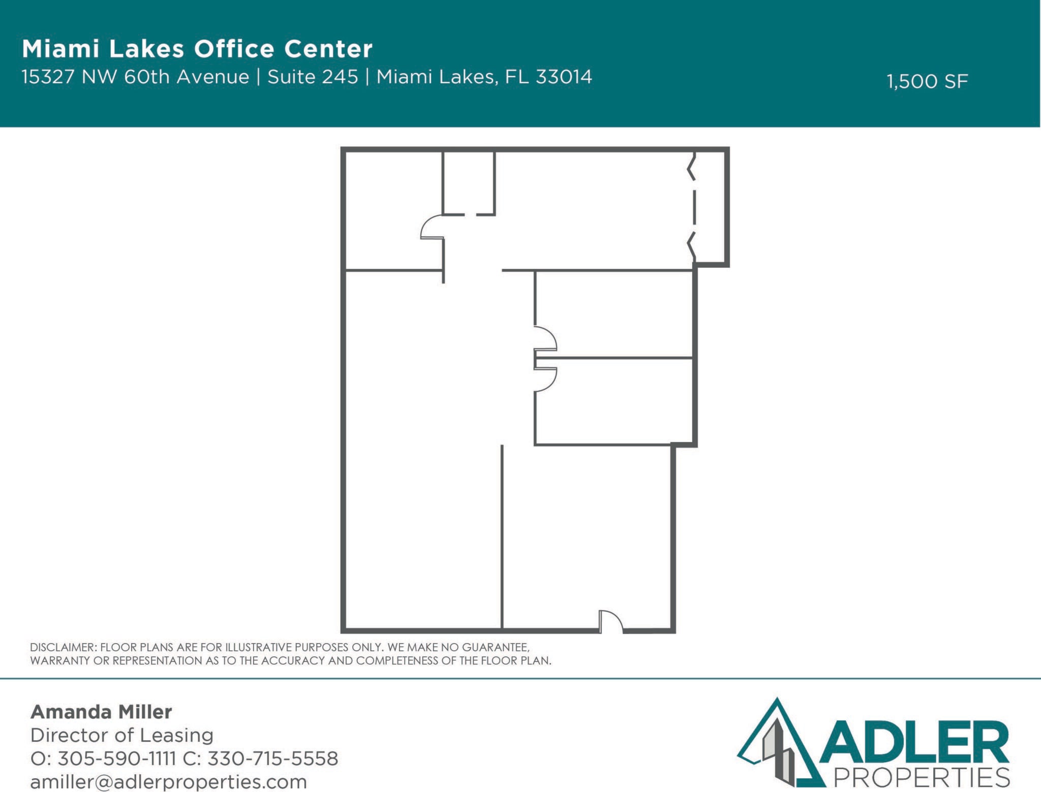15291-15327 NW 60th Ave, Miami Lakes, FL for lease Floor Plan- Image 1 of 1
