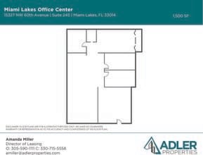 15291-15327 NW 60th Ave, Miami Lakes, FL for lease Floor Plan- Image 1 of 1