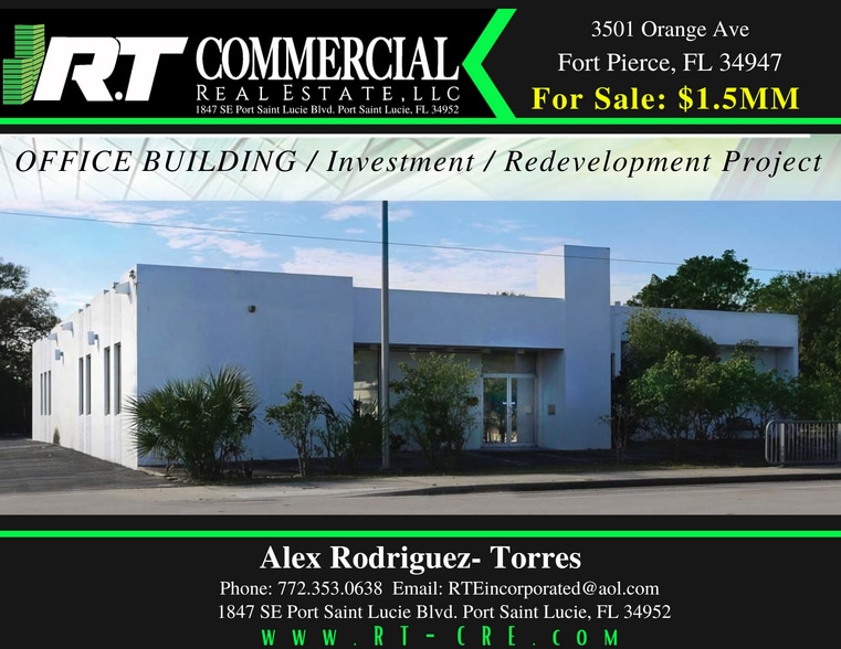 3501 Orange Ave, Fort Pierce, FL for sale - Primary Photo - Image 1 of 19