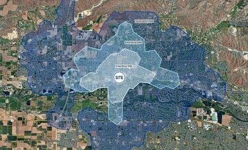 4648 & 4526 Old Valley Rd, Eagle, ID - AERIAL  map view