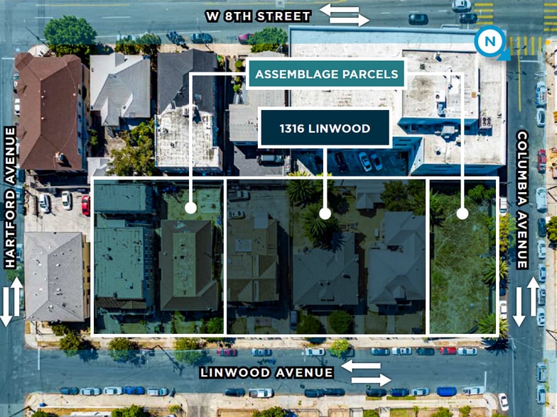 1316 Linwood Ave, Los Angeles, CA à vendre - Photo du bâtiment - Image 2 de 7