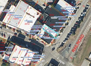 111 N Sycamore St, Aberdeen, NC - AERIAL map view