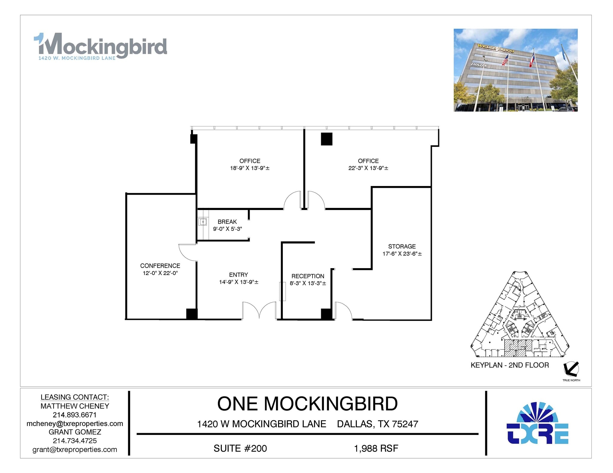1420 W Mockingbird Ln, Dallas, TX for lease Floor Plan- Image 1 of 1