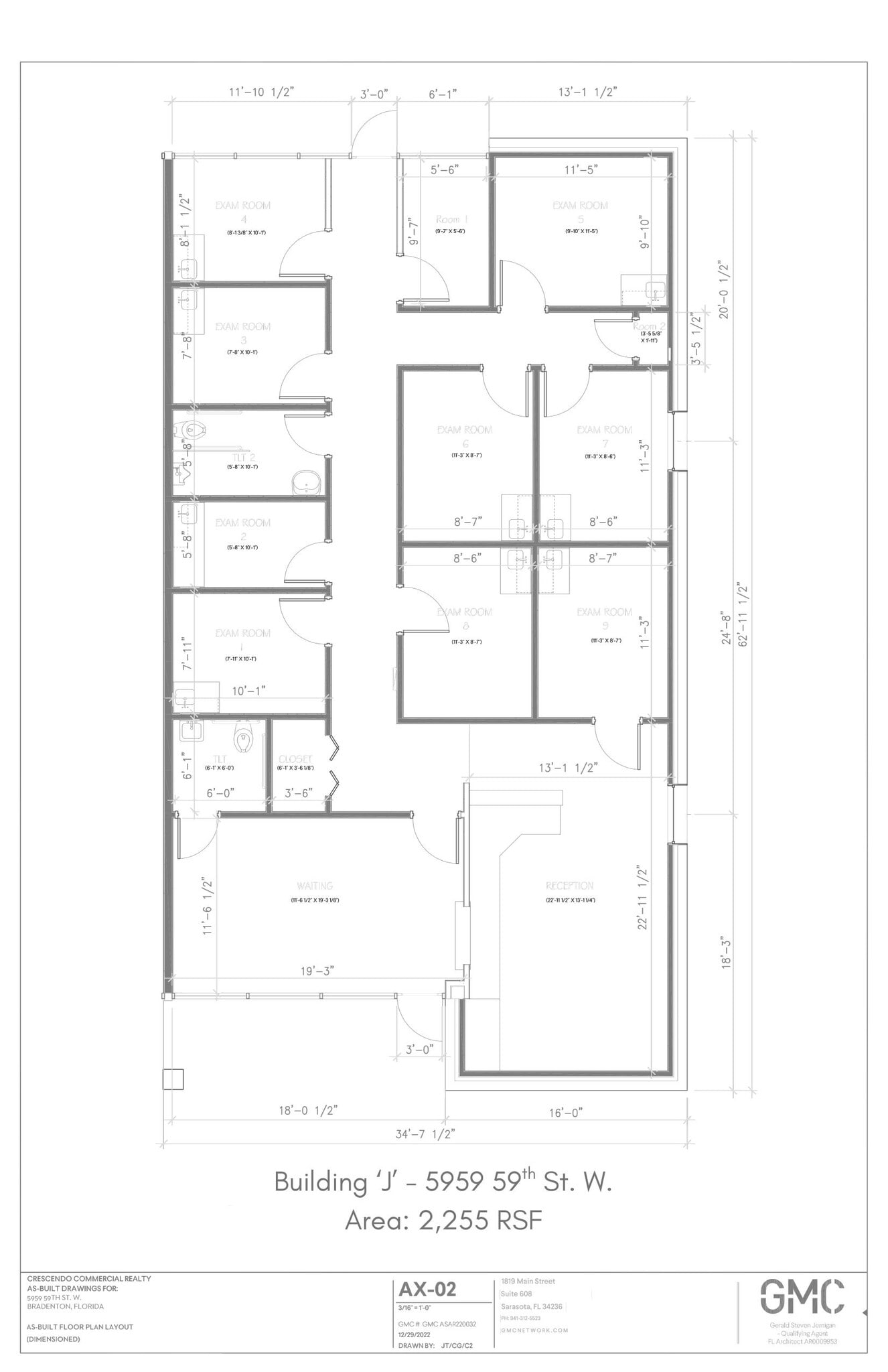 1800 59th St, Bradenton, FL à louer Plan d’étage- Image 1 de 1