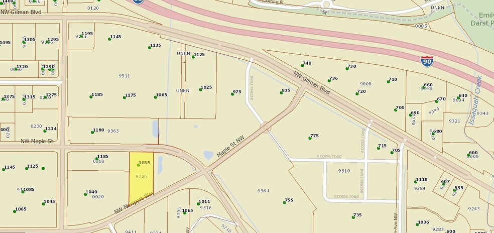 1055 NW Maple St, Issaquah, WA à louer - Plan cadastral - Image 2 de 11