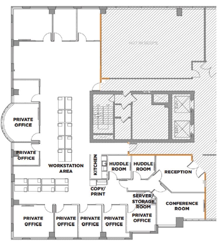 70 York St, Toronto, ON à louer Plan d’étage- Image 1 de 1