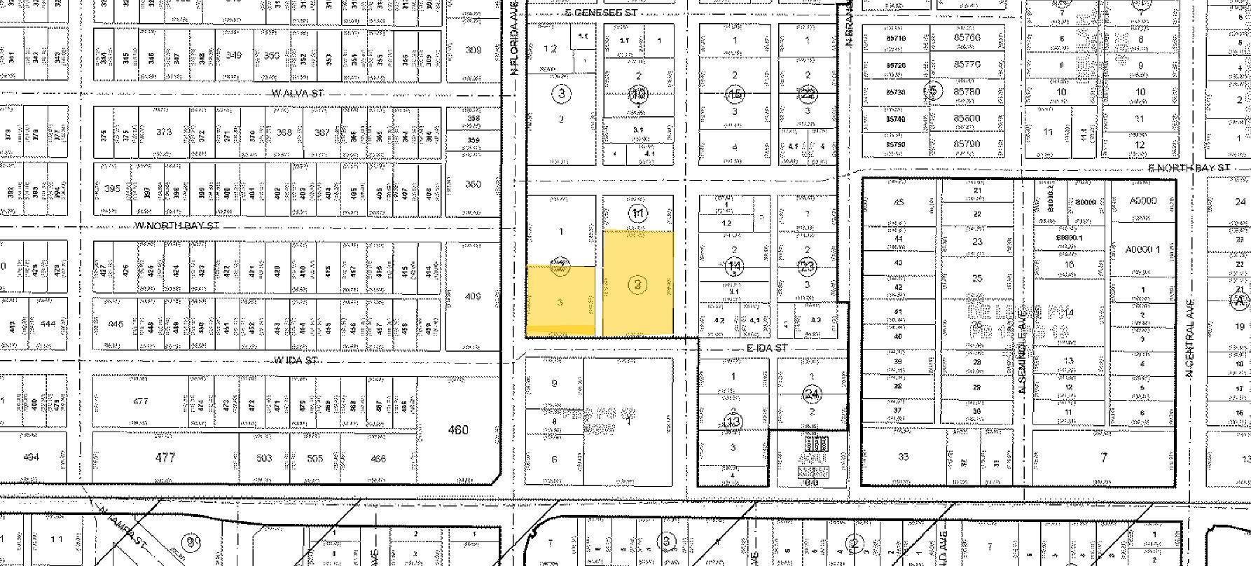 4101 N Florida Ave, Tampa, FL à vendre Plan cadastral- Image 1 de 1