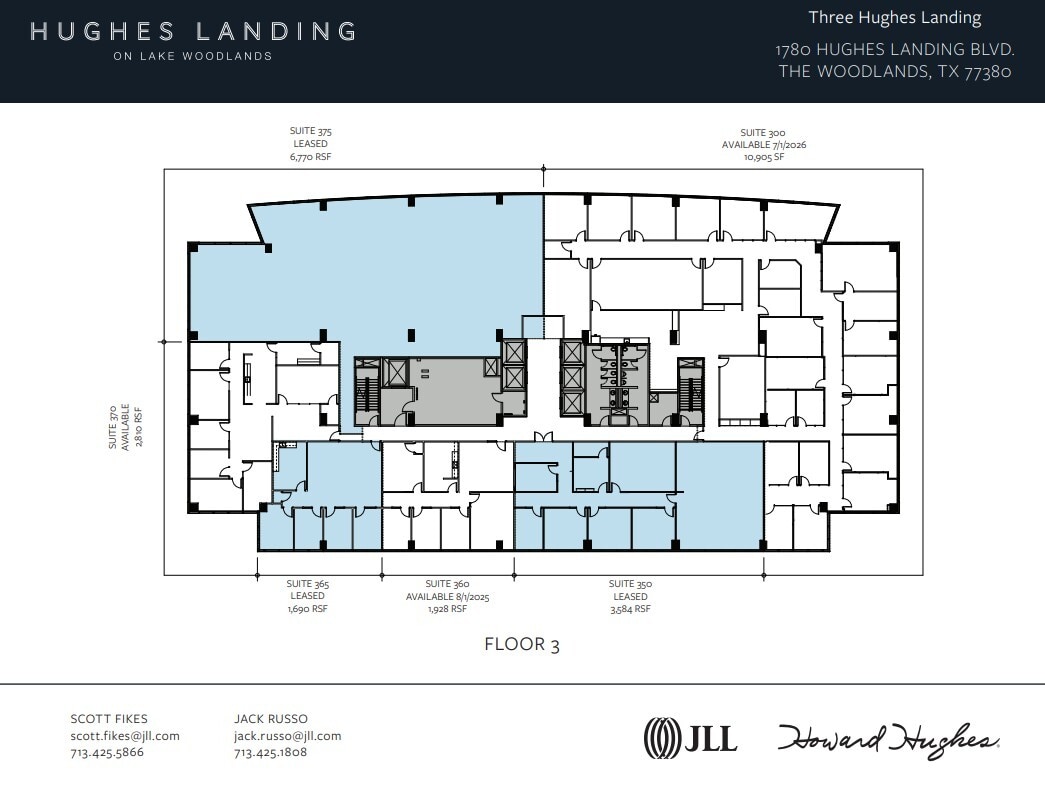 1780 Hughes Landing Blvd, The Woodlands, TX à louer Plan d’étage- Image 1 de 1
