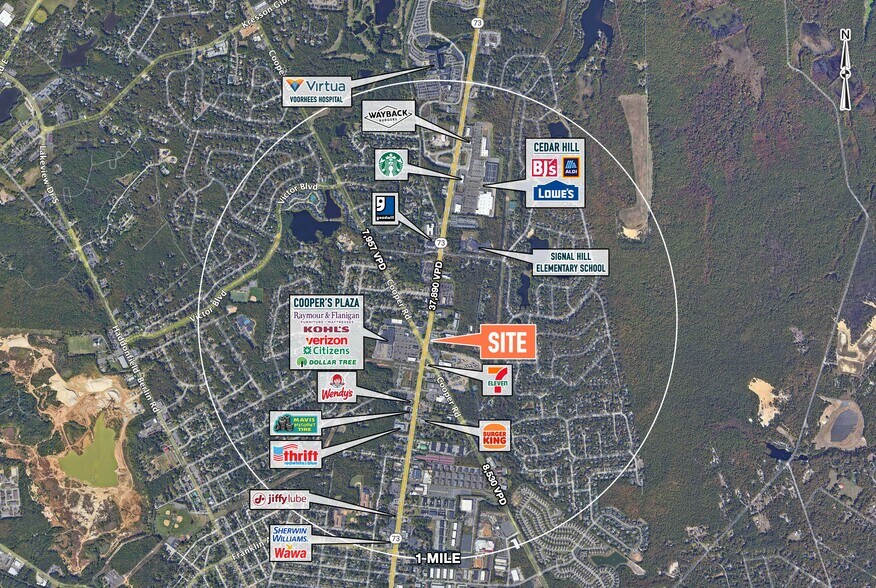 88-94 Route 73, Voorhees, NJ for lease - Aerial - Image 3 of 3