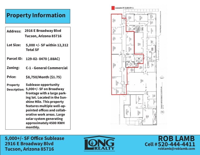 2916 E Broadway Blvd, Tucson, AZ for lease - Building Photo - Image 2 of 17