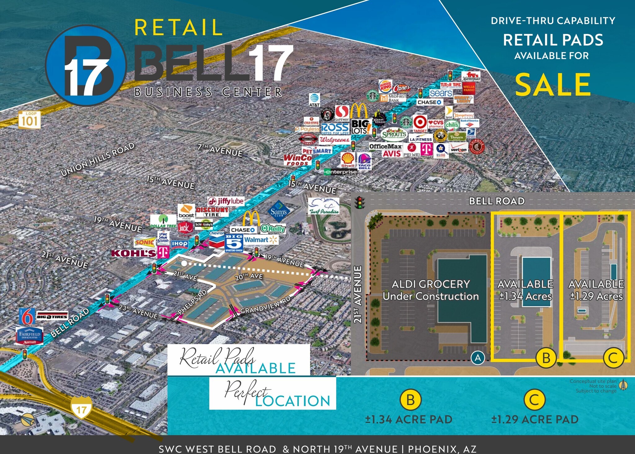 SWC W Bell Rd & N 19th Ave, Phoenix, AZ à vendre Photo principale- Image 1 de 3
