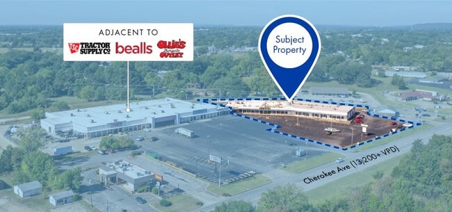 Plus de détails pour 1900 E Cherokee Ave, Sallisaw, OK - Commerce de détail aux enchères