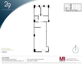 29 E Madison St, Chicago, IL for lease Floor Plan- Image 1 of 6