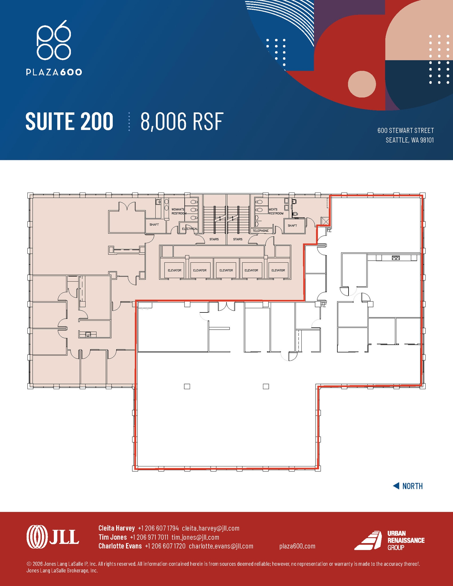 600 Stewart St, Seattle, WA for lease Floor Plan- Image 1 of 1