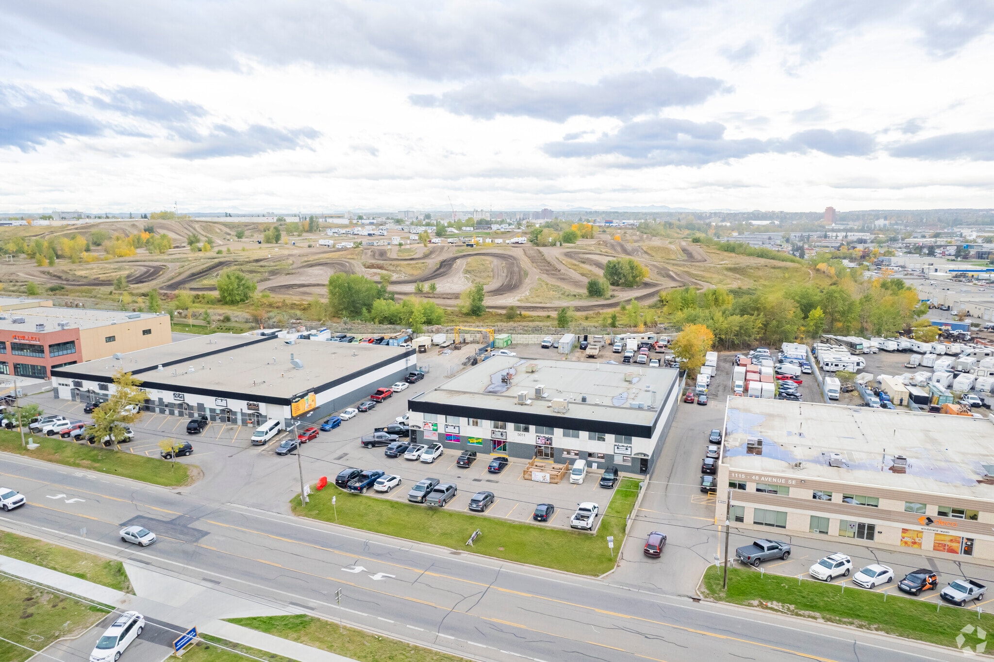 5011 11th St SE, Calgary, AB for sale Aerial- Image 1 of 1