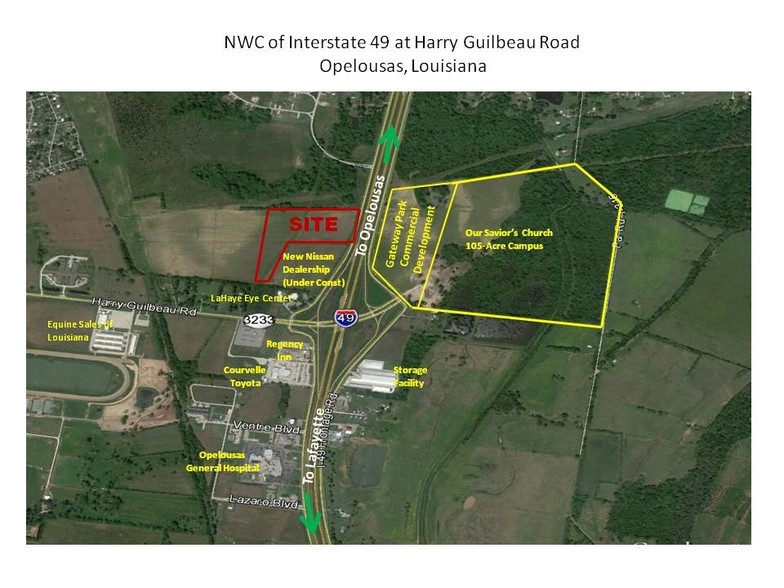 Interstate 49 At Harry Guilbeau Road Rd, Opelousas, LA for sale - Other - Image 1 of 1