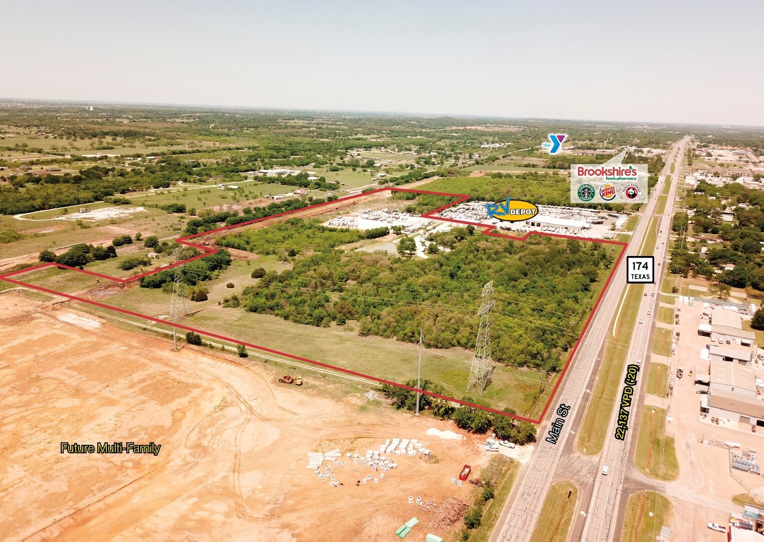 4319 N Main St, Cleburne, TX for sale Aerial- Image 1 of 3