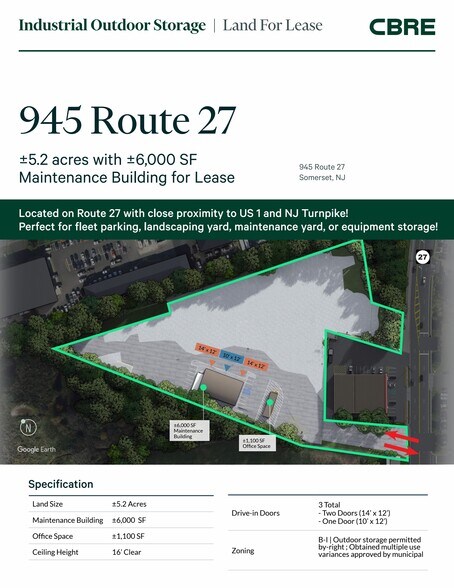 945 Somerset St, Somerset, NJ à louer - Plan de site - Image 2 de 2