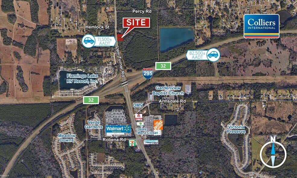 12457 Lem Turner Rd, Jacksonville, FL à louer - Aérien - Image 3 de 4
