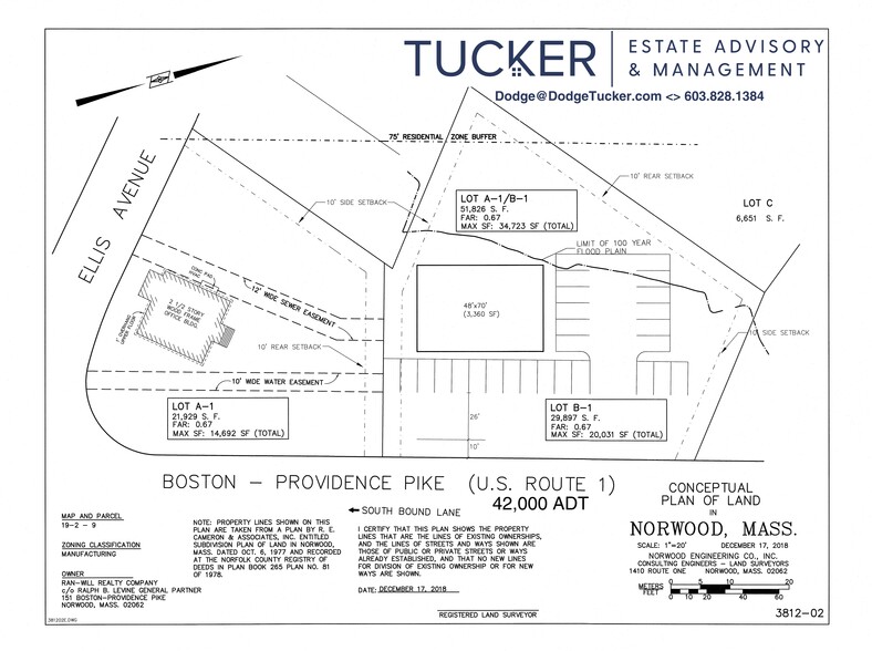 151 Boston Providence Tpke, Norwood, MA for lease - Site Plan - Image 1 of 3