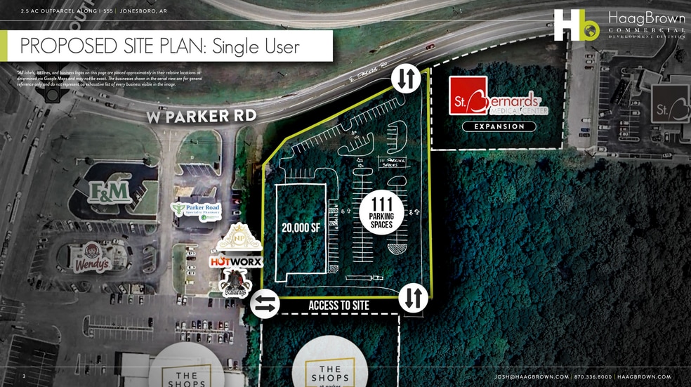 Parker Rd, Jonesboro, AR for sale - Site Plan - Image 3 of 10