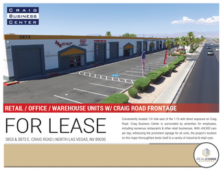 More details for 3853 E Craig Rd, North Las Vegas, NV - Flex for Lease