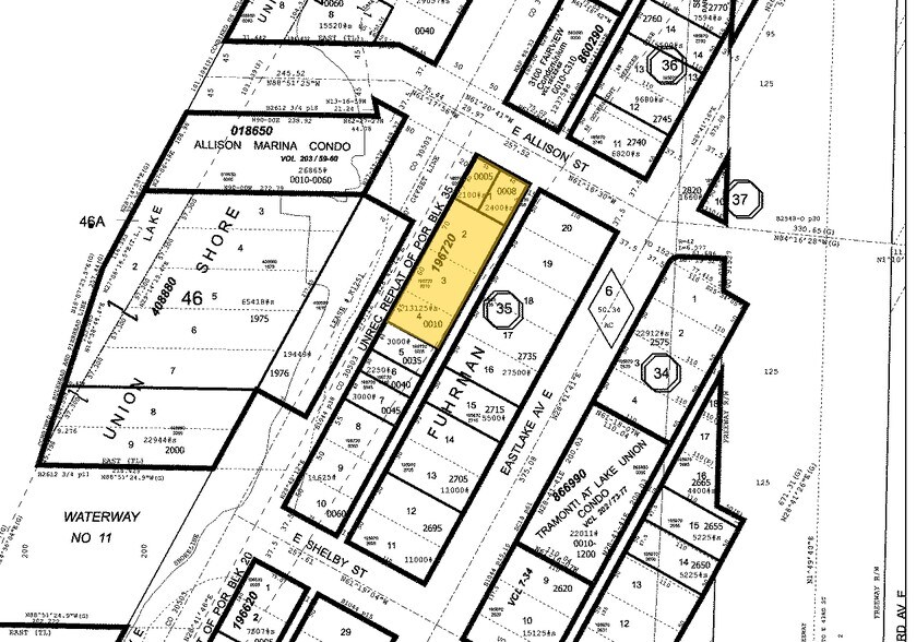 2946-2956 Eastlake Ave E, Seattle, WA à vendre - Plan cadastral - Image 2 de 14