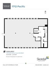 1712 Pacific Ave, Everett, WA à louer Plan de site- Image 1 de 1