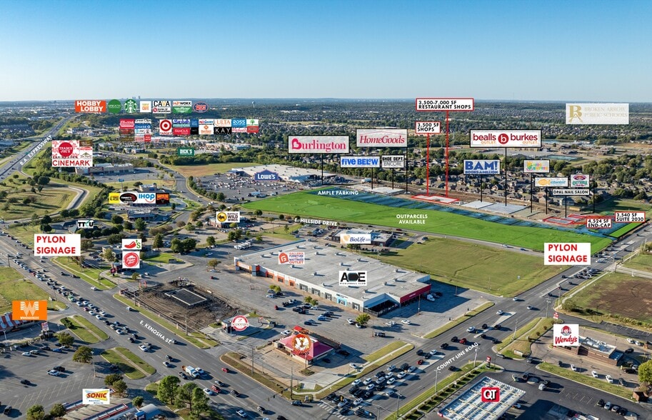 2300 E Hillside Dr, Broken Arrow, OK for lease - Building Photo - Image 1 of 7