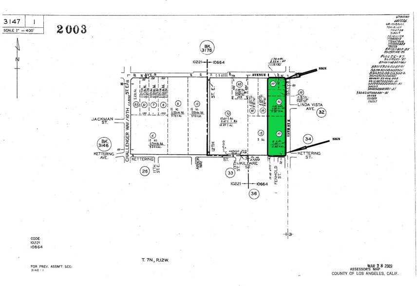 1500 East Avenue I, Lancaster, CA for sale - Plat Map - Image 2 of 5